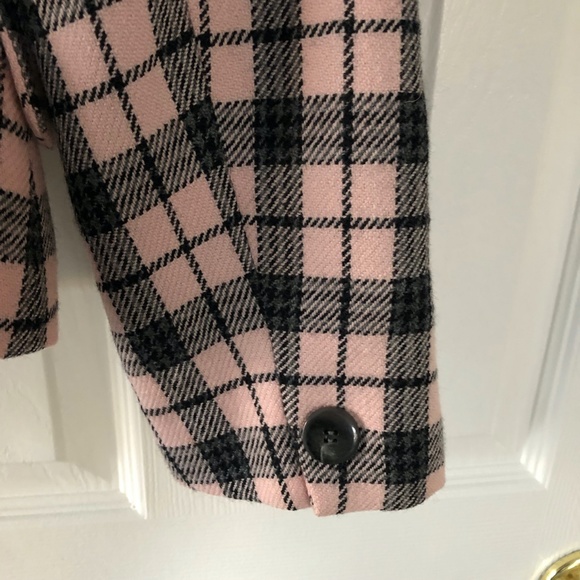 Vintage Rena Rowan for Saville Clueless Style 100% Wool Plaid Button Down Blazer - Picture 7 of 10